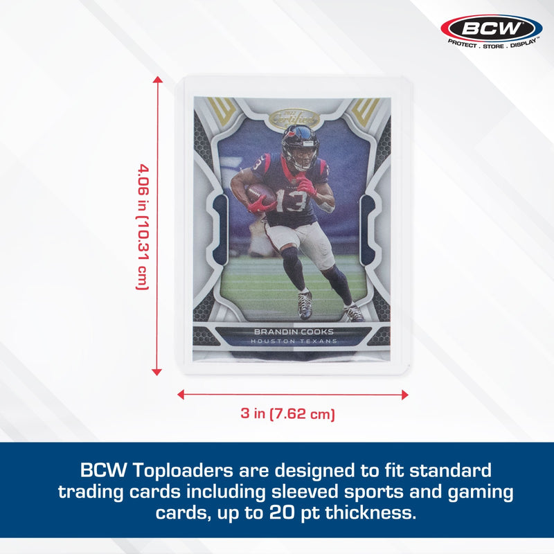 BCW Toploader Card Holders – Standard, Premium & Thick Sizes (Free Shipping)