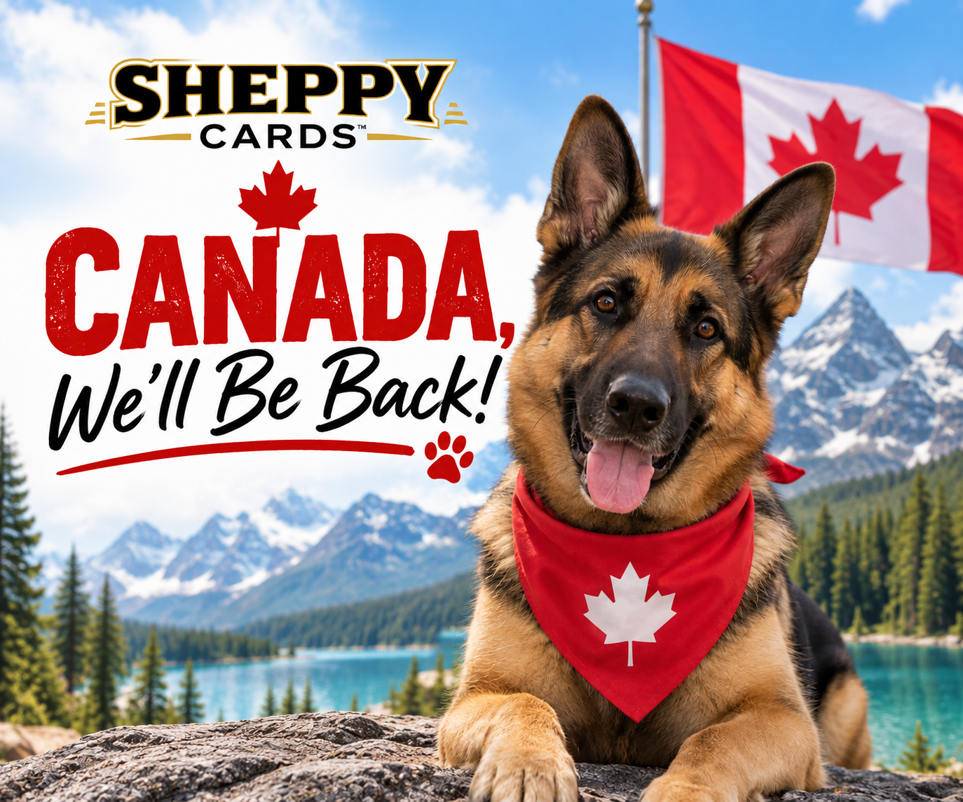 Temporary Pause on Sheppy Cards Shipments to Canada