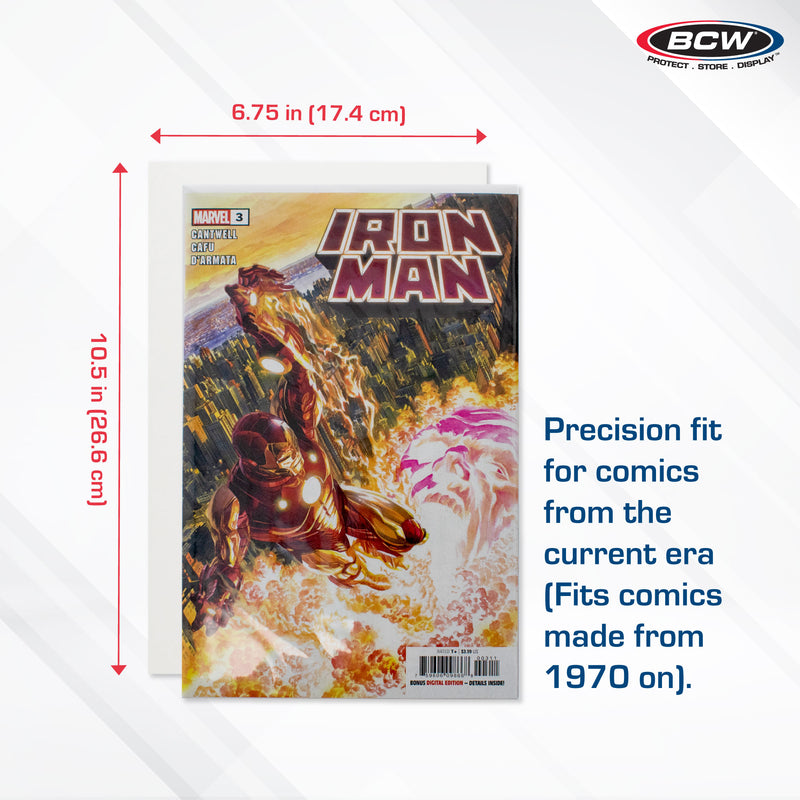 BCW Current Comic Book Backing Boards – 100 Count