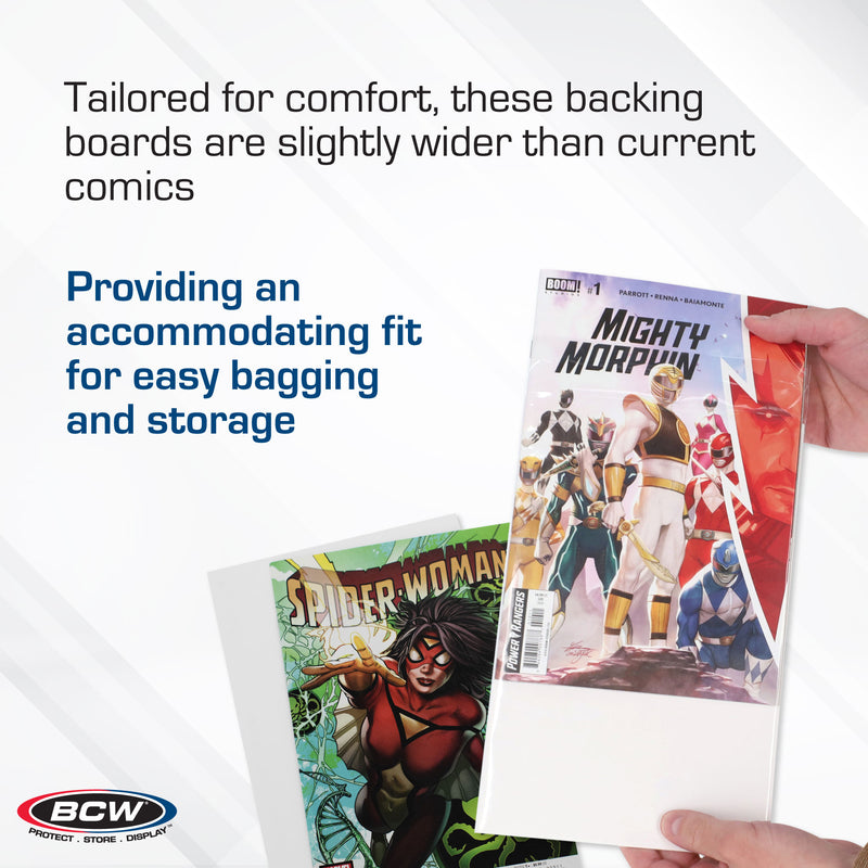 BCW Current Comic Book Backing Boards – 100 Count
