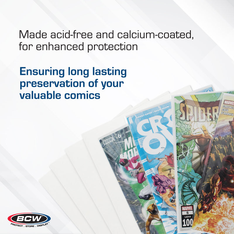 BCW Current Comic Book Backing Boards – 100 Count