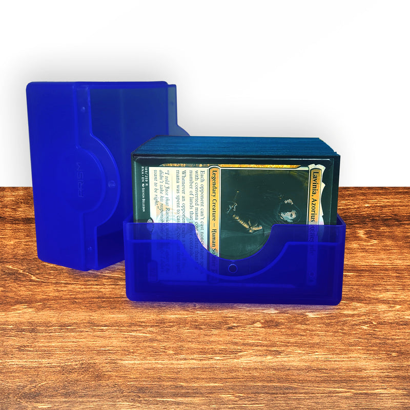 BCW Prism Deck Case Polished Cobalt Blue