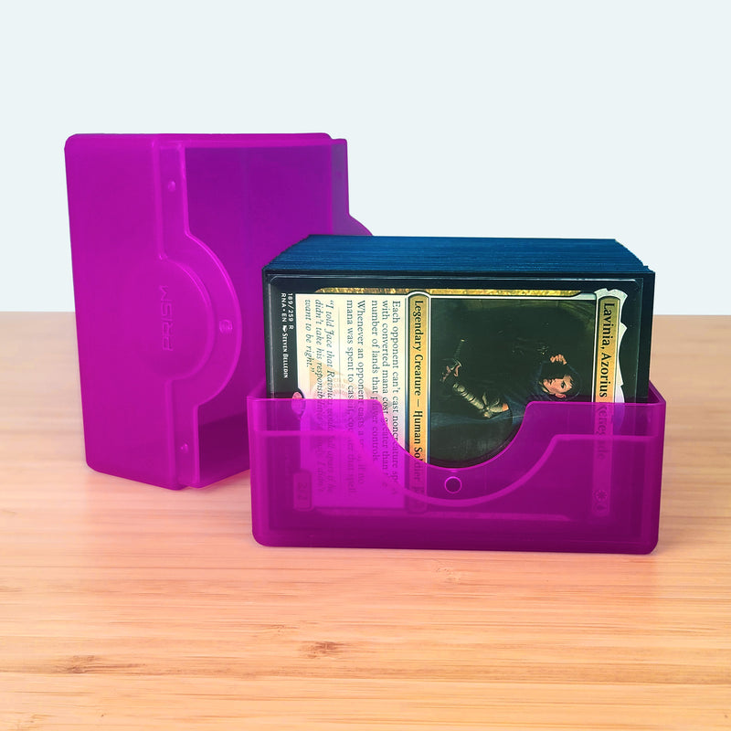 BCW Prism Deck Case Polished Ultra Violet