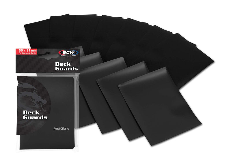 BCW Deck Guard Double Matte Black (50ct)