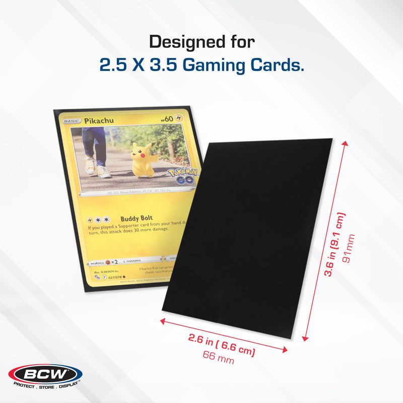BCW Deck Guard Double Matte Black (50ct)