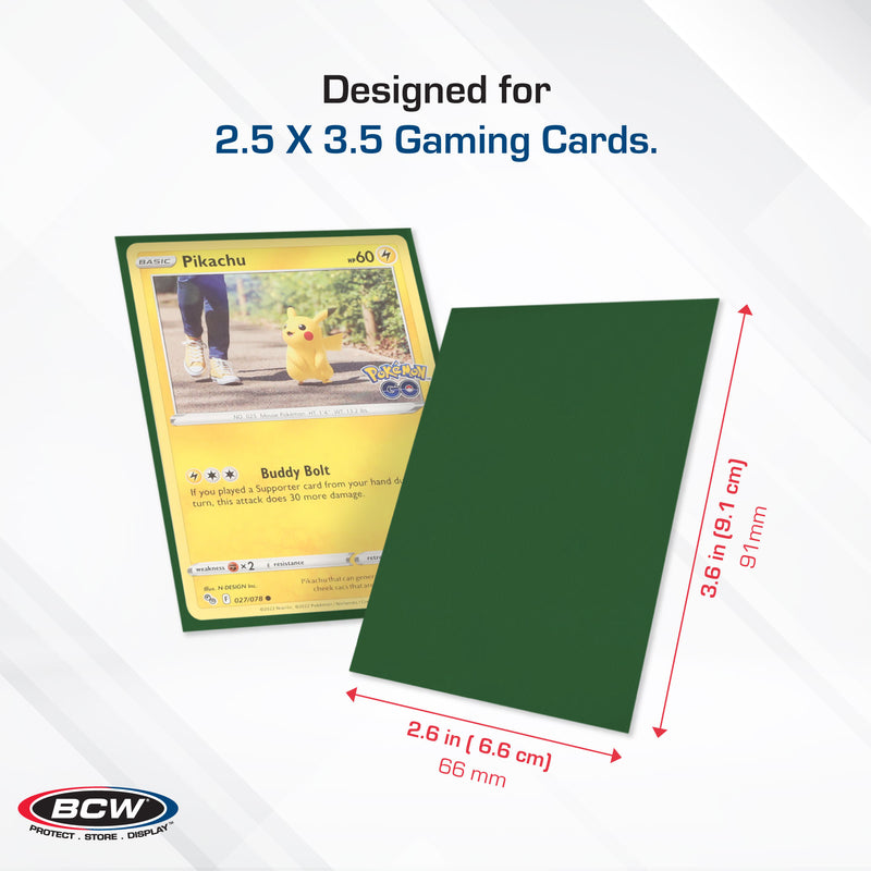 BCW Deck Guard Double Matte Green (50ct)