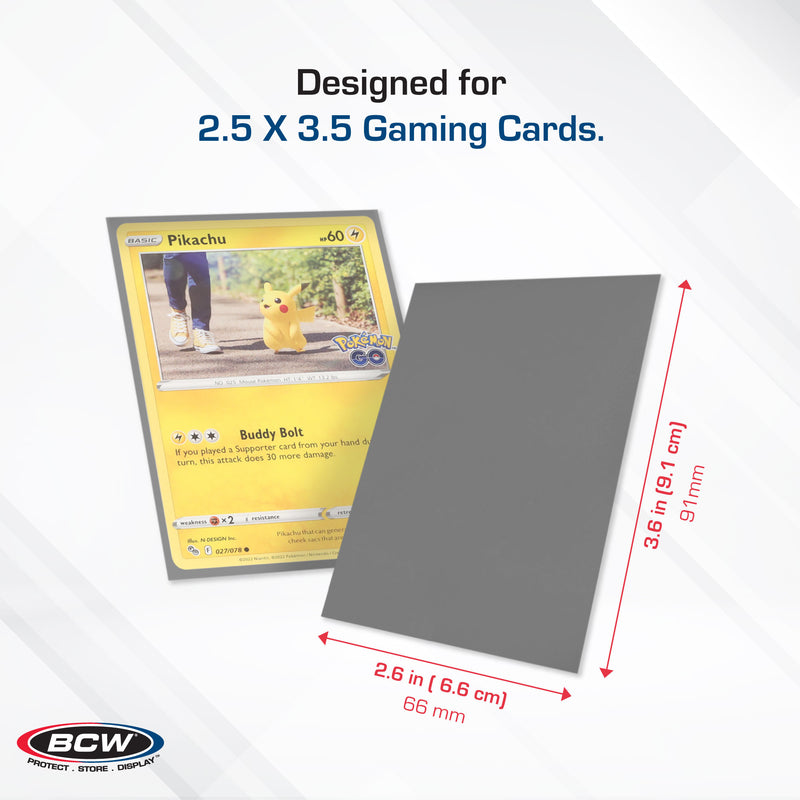 BCW Deck Guard Double Matte Gray (50ct)