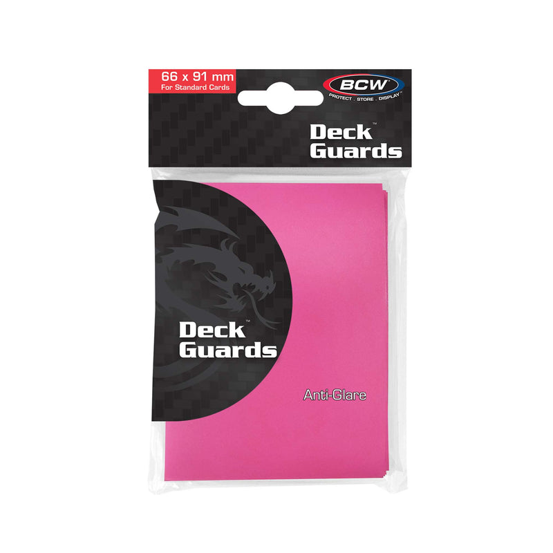 BCW Deck Guard Double Matte Pink (50ct)