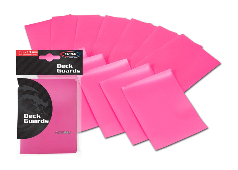 BCW Deck Guard Double Matte Pink (50ct)