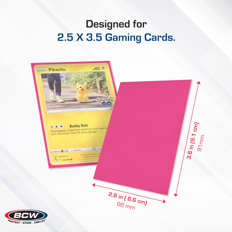 BCW Deck Guard Double Matte Pink (50ct)