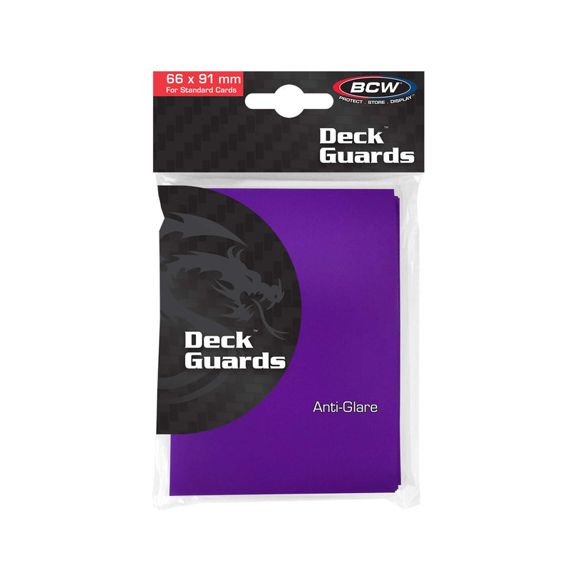 BCW Deck Guard Double Matte Purple (50ct)
