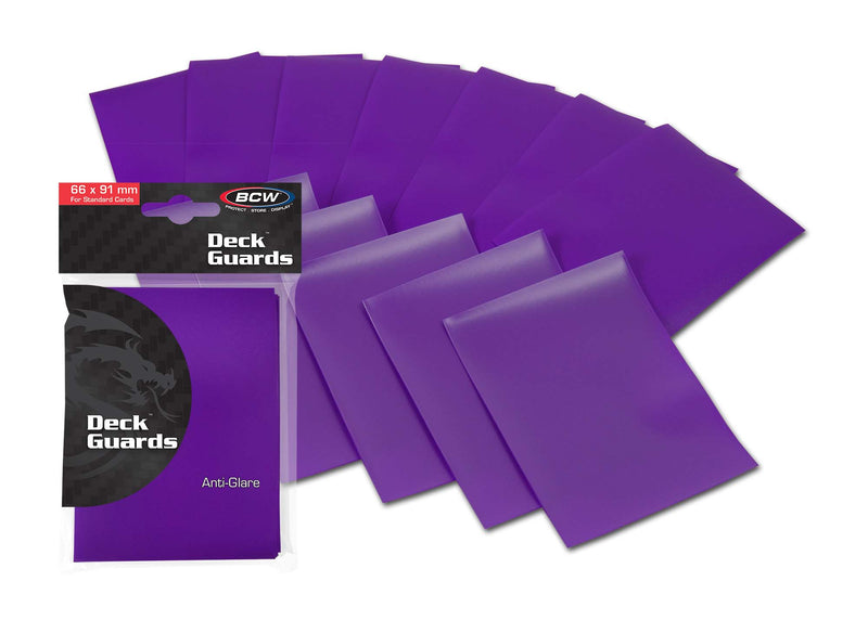 BCW Deck Guard Double Matte Purple (50ct)