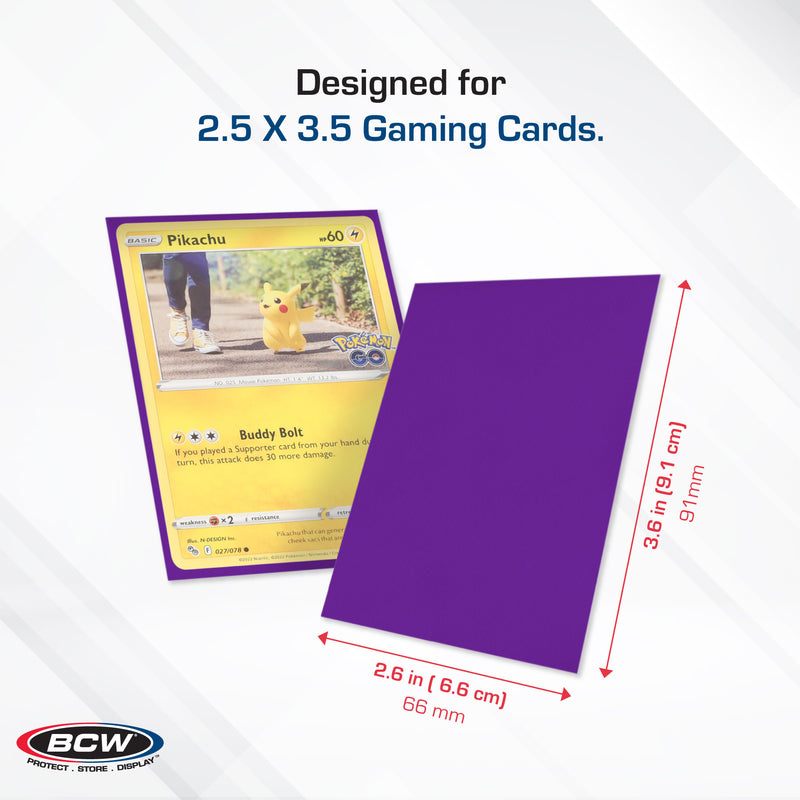 BCW Deck Guard Double Matte Purple (50ct)