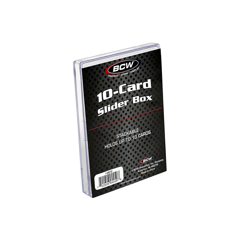 BCW 2-Piece Slider Box - 10 Card Trading Card Case