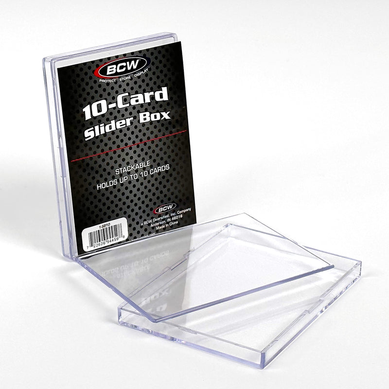 BCW 2-Piece Slider Box - 10 Card Trading Card Case
