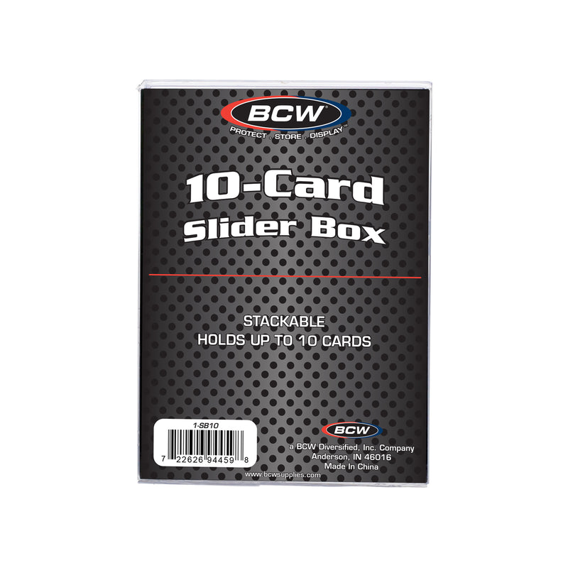 BCW 2-Piece Slider Box - 10 Card Trading Card Case