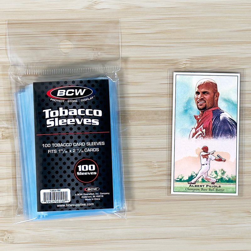 BCW Tobacco Card Sleeves (100 Pack)
