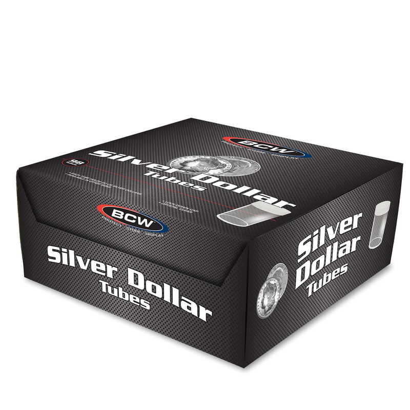 BCW Silver Dollar Coin Tubes - 10 Pack