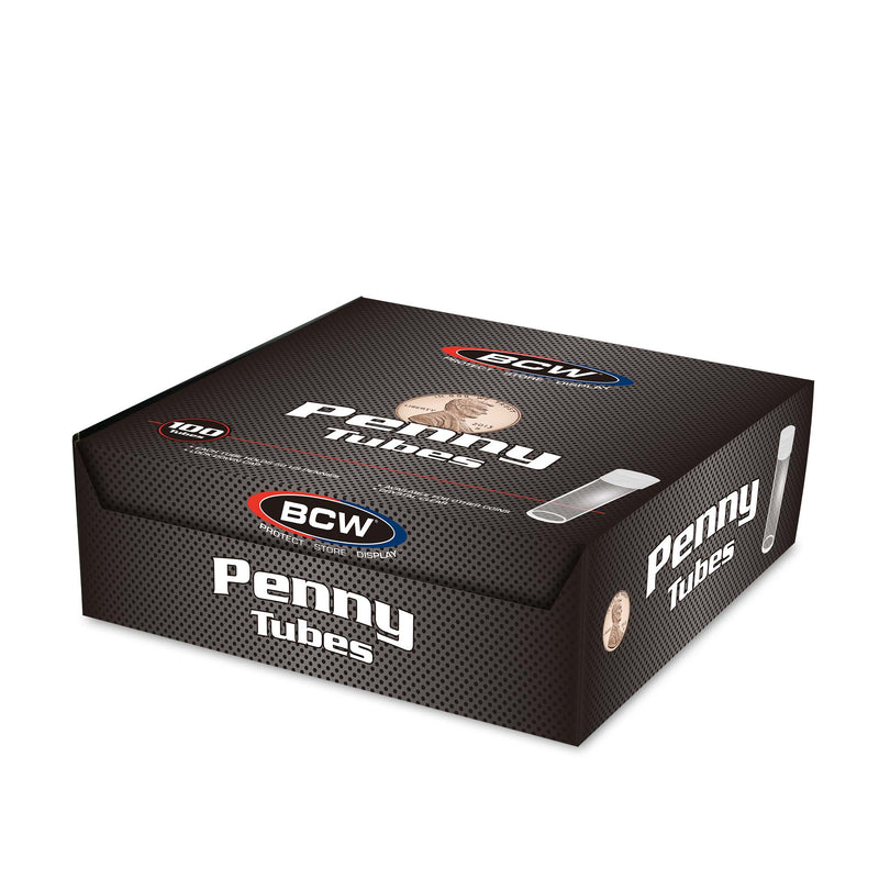 BCW Coin Tube – Penny – Holds 50 Pennies