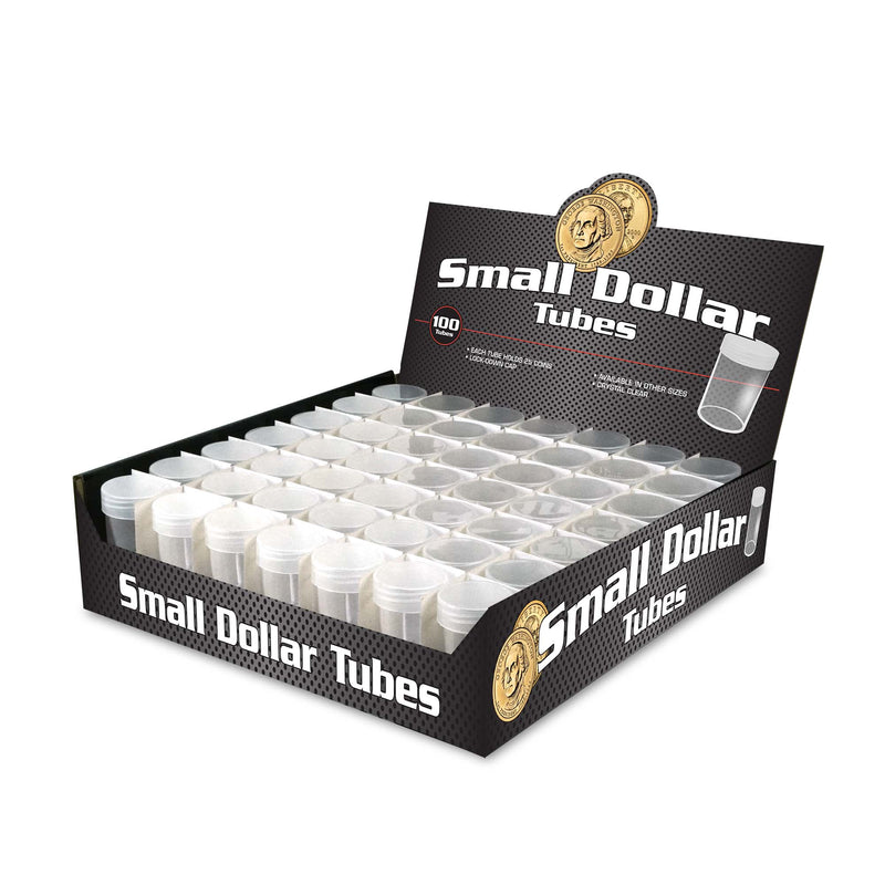 BCW Coin Tube – Small Dollar – Holds 25 Small Dollar Coins