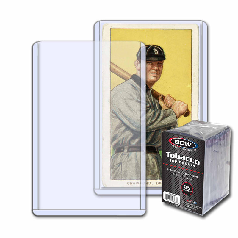 BCW Tobacco Card Topload Holder (25 Count Pack)
