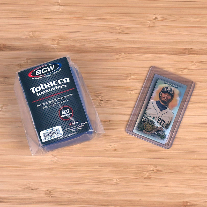 BCW Tobacco Card Topload Holder (25 Count Pack)