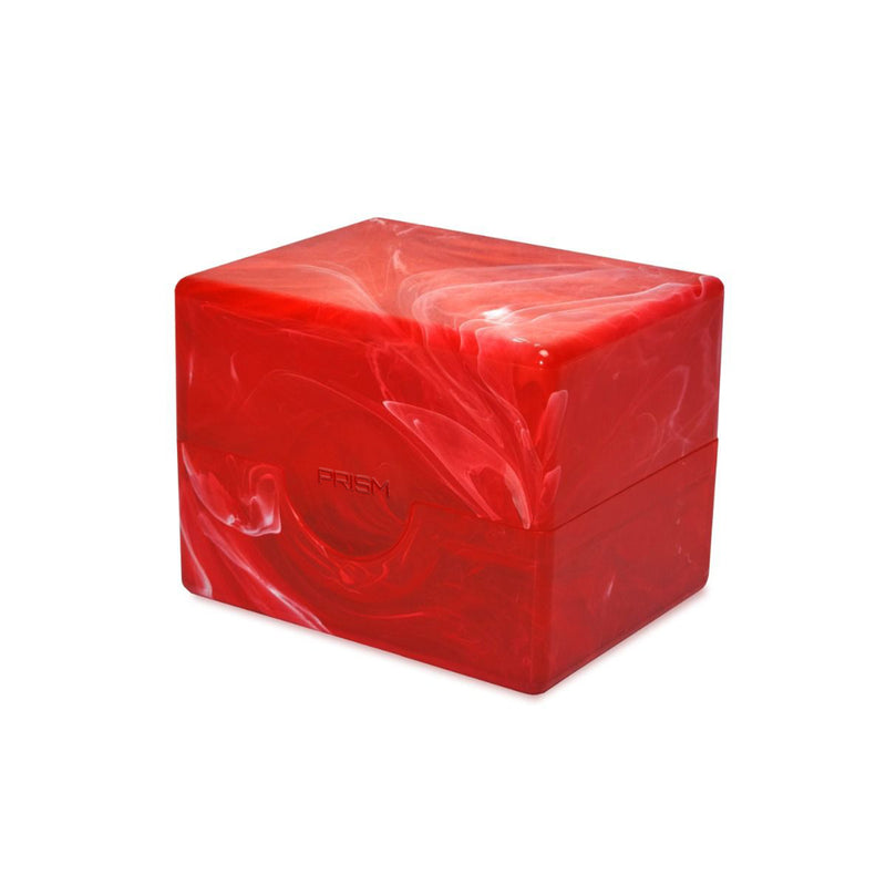 BCW Prism Deck Case Polished Carnelian Red