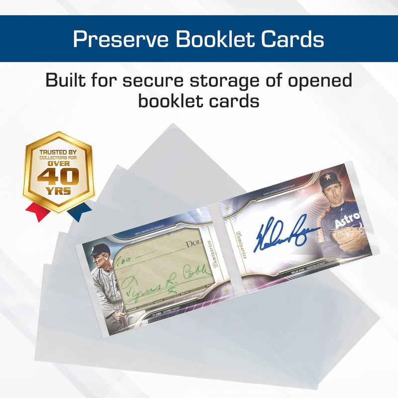 BCW Booklet Card Sleeves (50 Pack)