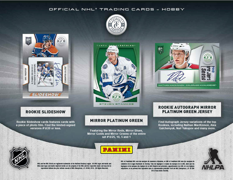 2013-14 Panini Totally Certified Hockey Hobby Pack