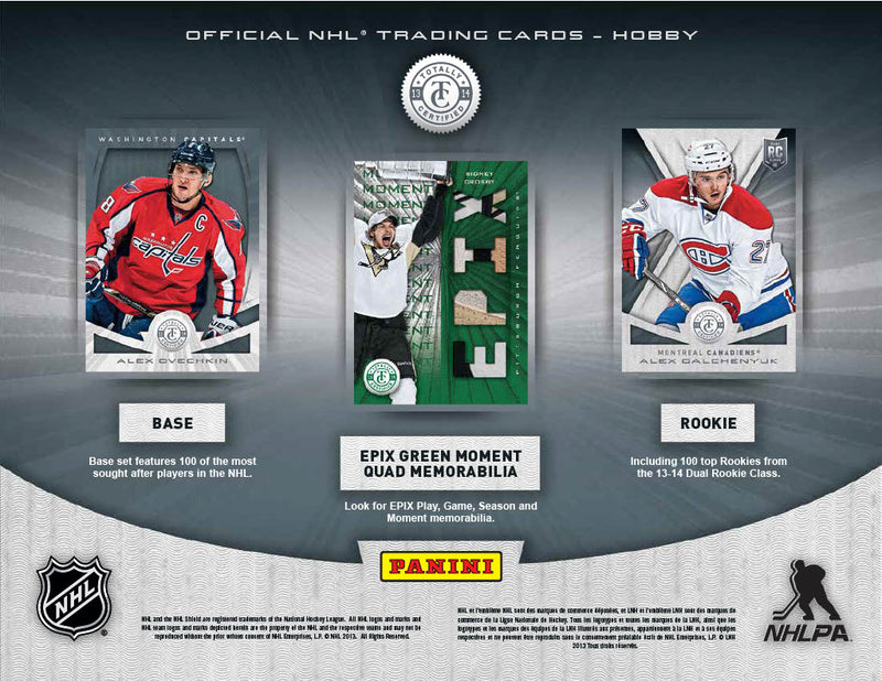 2013-14 Panini Totally Certified Hockey Hobby Box