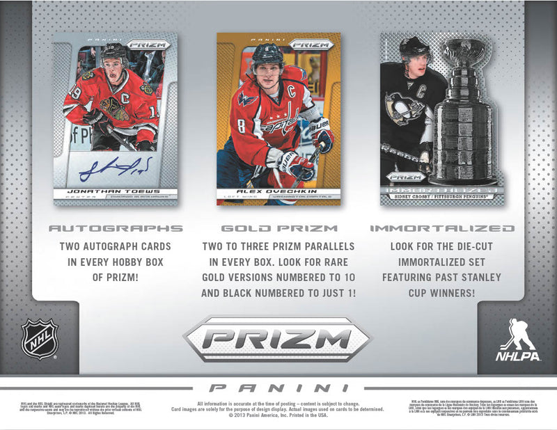 2013-14 Panini Prizm Hockey Hobby Box