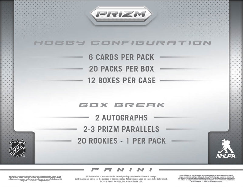 2013-14 Panini Prizm Hockey Hobby Box