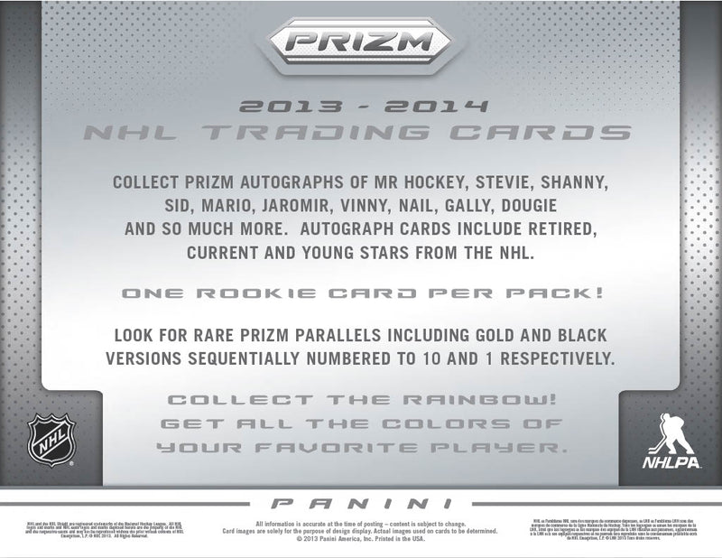 2013-14 Panini Prizm Hockey Hobby Box