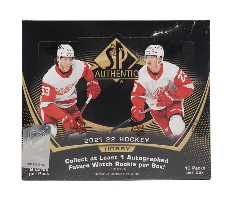 2021-22 Upper Deck SP Authentic Hockey Hobby Box | 2 Autographs