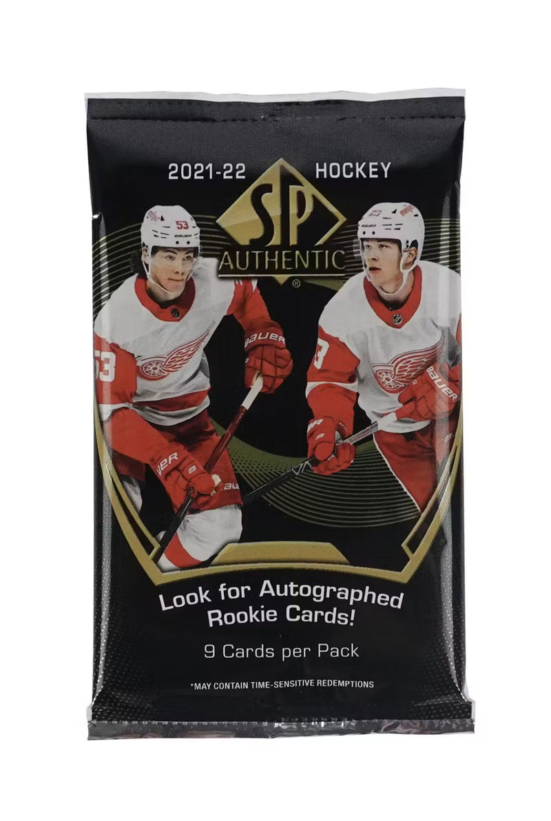 2021-22 Upper Deck SP Authentic Hockey Hobby Pack | 9 Cards