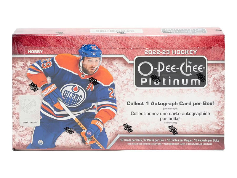 2022-23 Upper Deck O-Pee-Chee Platinum Hockey Hobby Box