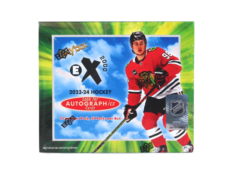 2023-24 Upper Deck Skybox E-X 2000 Hockey Hobby Pack | 2 Cards
