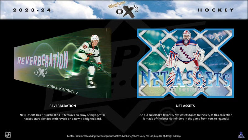 2023-24 Upper Deck Skybox E-X 2000 Hockey Hobby Pack | 2 Cards