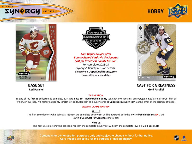 2023-24 Upper Deck Synergy Hockey Hobby Pack