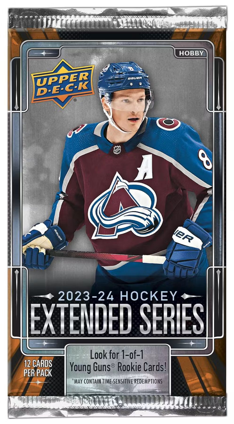 2023-24 Upper Deck Extended Series Hockey Hobby Pack | 12 Cards