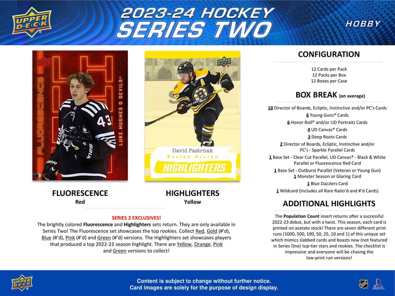 2023-24 Upper Deck Series Two Hockey Hobby Pack