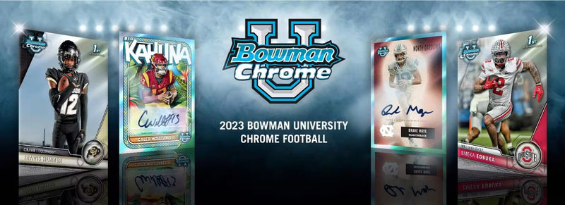 2023 Bowman University Chrome Football Hobby Box