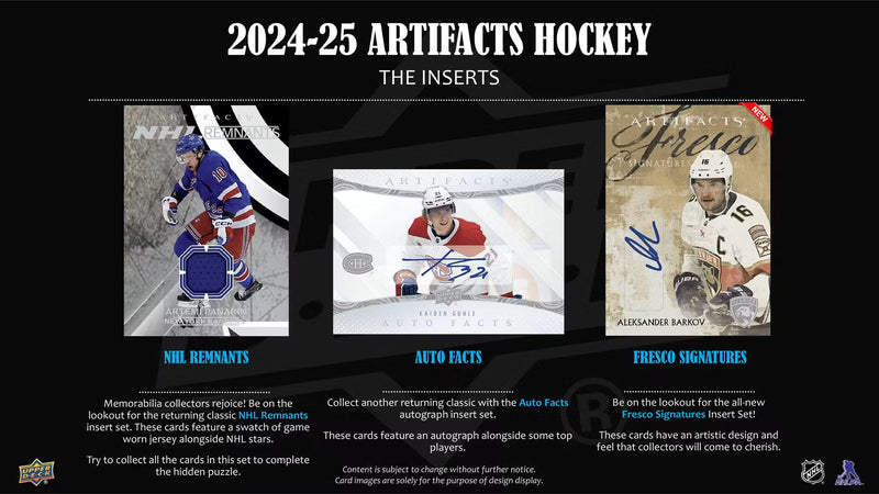 2024-25 Upper Deck Artifacts Hockey Hobby Pack