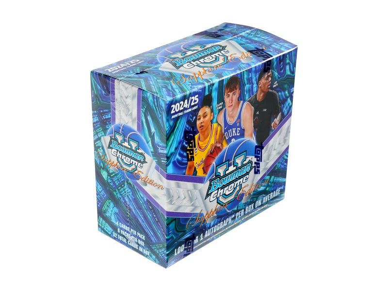 2024-25 Bowman University Chrome Basketball Sapphire Edition Hobby Box