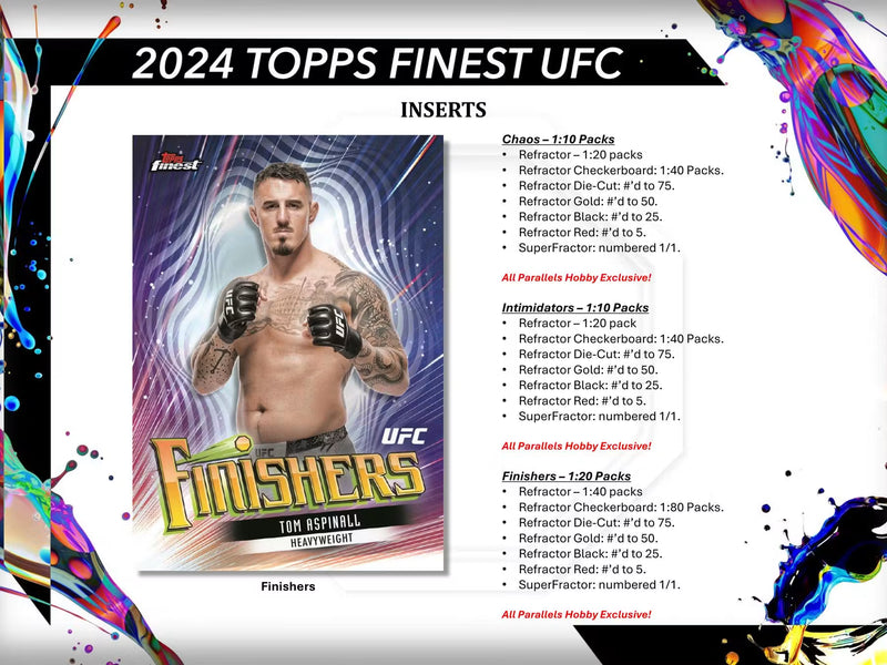2024 Topps UFC Finest Hobby Box