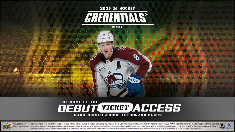 2025-26 Upper Deck Credentials Hockey Hobby Pack