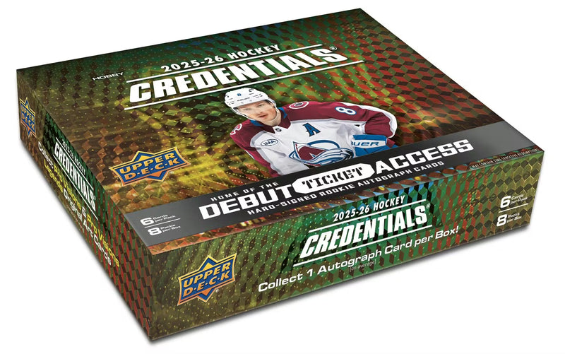 2025-26 Upper Deck Credentials Hockey Hobby Pack