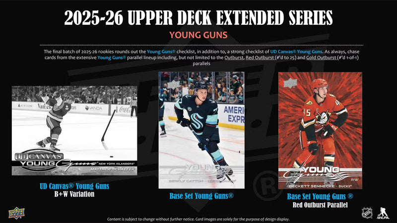 2025-26 Upper Deck Extended Series Hockey Hobby Pack