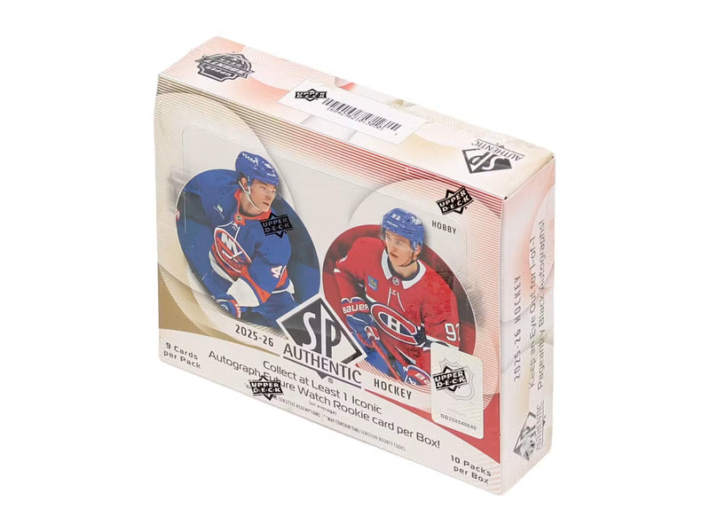 2025/26 Upper Deck SP Authentic Hockey Hobby Box