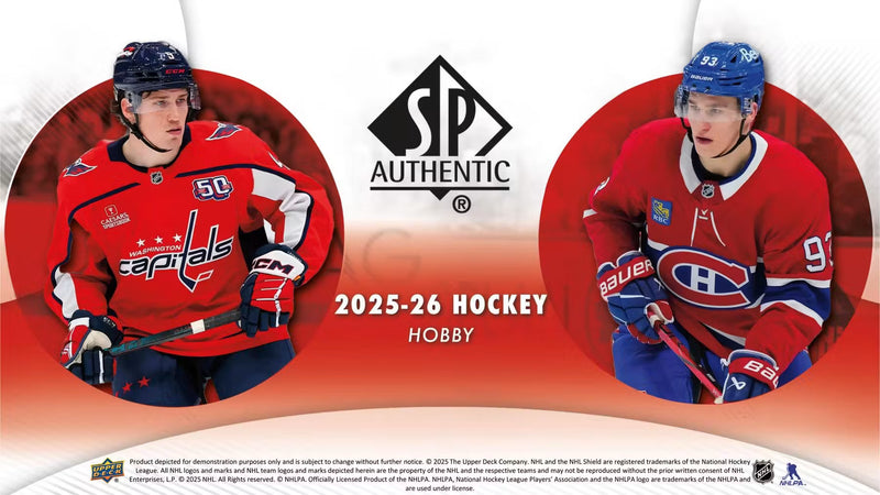 2025/26 Upper Deck SP Authentic Hockey Hobby Box